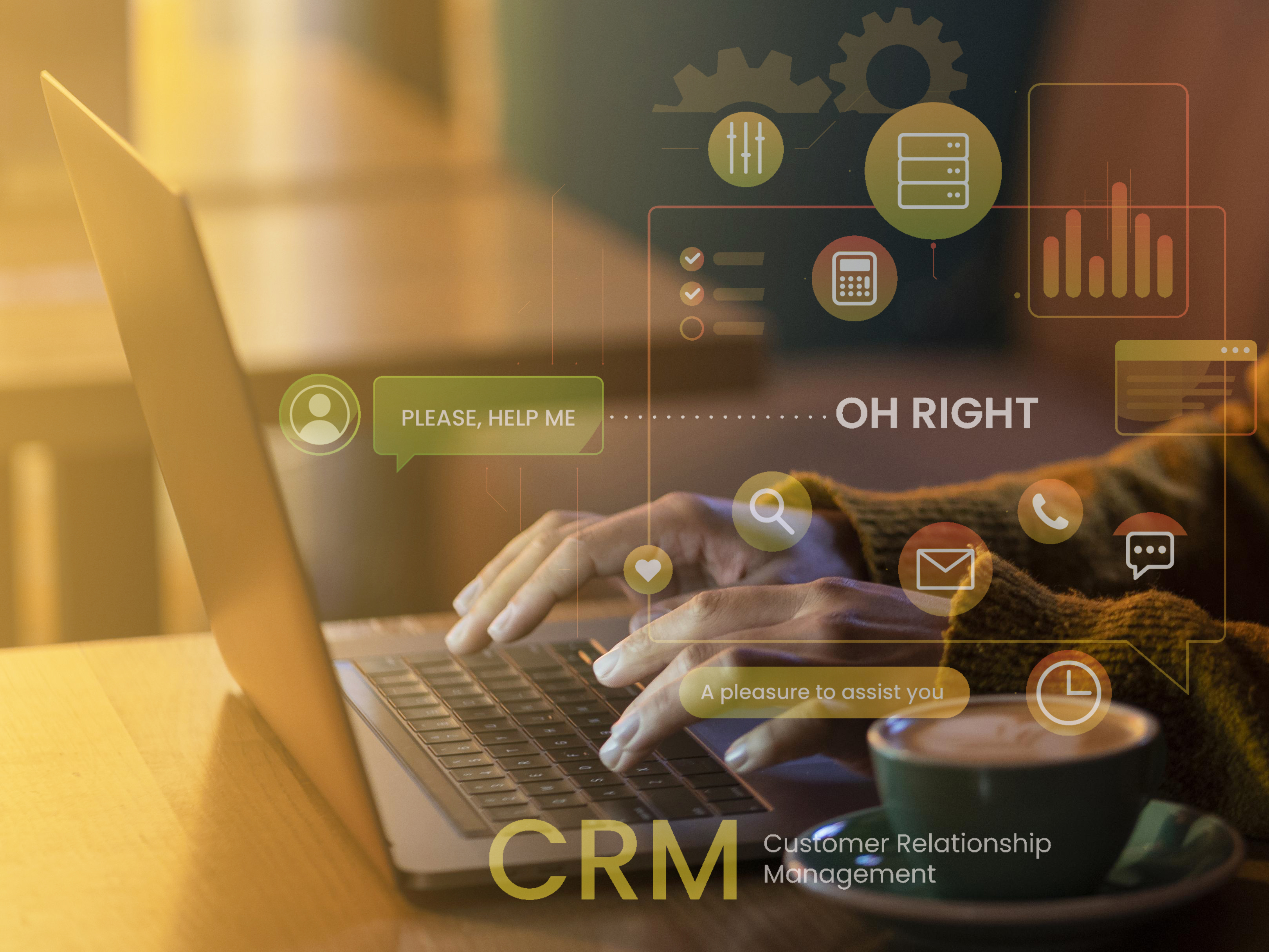 Website chatbot interface with CRM lead logging automation